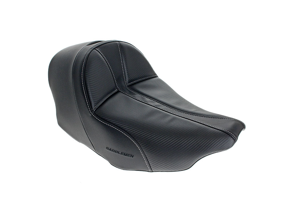 Dominator Solo Seat. Fits CVO Touring 2023up, Street Glide & Road Glide 2024up, Touring 2025up. Can Option a Backrest. - Saddlemen Seats