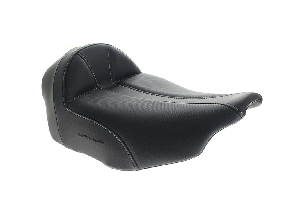 Extended Reach Dominator Solo Seat. Fits CVO Touring 2023up, Street Glide & Road Glide 2024up, Touring 2025up. Can Option a Backrest. - Saddlemen Seats