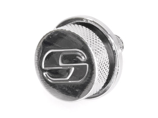1/4in.-20 Knurled Seat Mount Screw - Chrome. Fits H-D 1996up - Saddlemen Seats