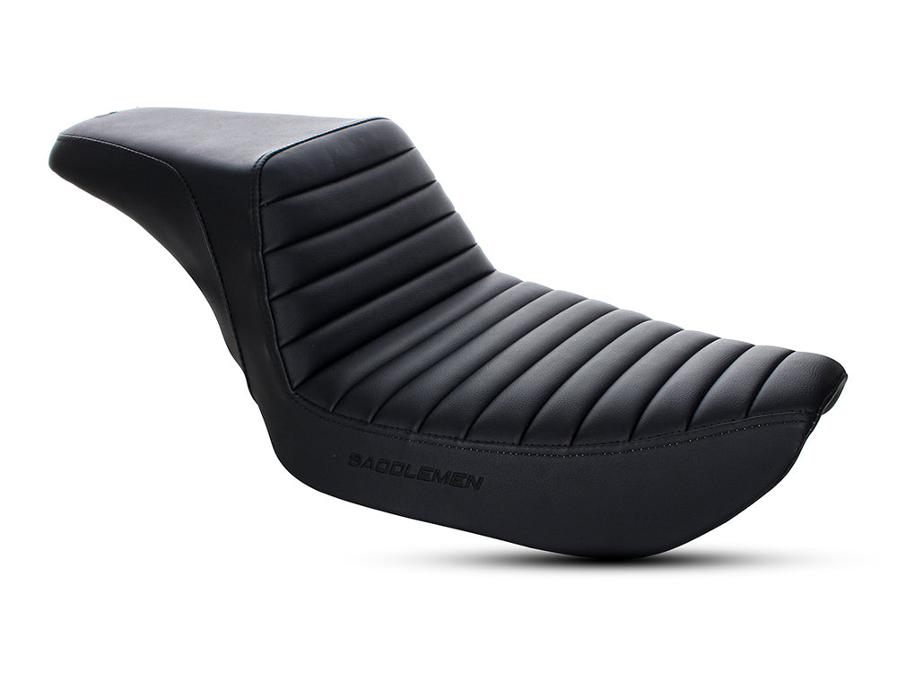 Step-Up Tuck & Roll Dual Seat. Fits Dyna 1996-2003. - Saddlemen Seats