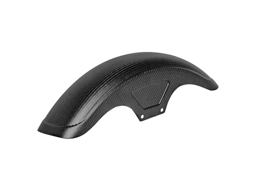 Carbon Front Fender - Matte Finish. Fits Narrow Glide Dyna 1991-2005, FXR 1982-1994 & Sportster 1973-2021 - Saddlemen Seats
