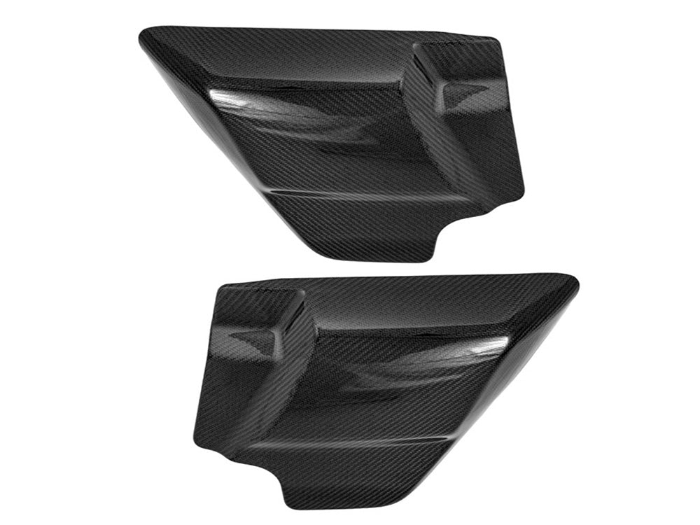 Carbon Side Covers - Gloss Finish. Fits Most Touring 2009-2024 - Saddlemen Seats