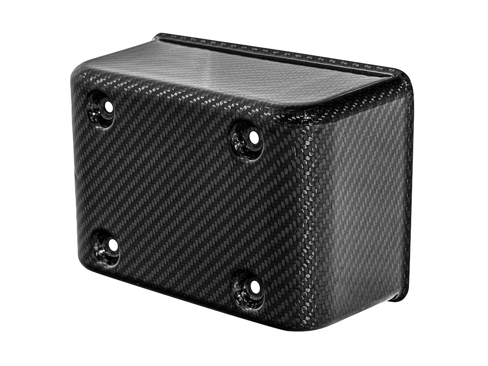 Carbon Electrical Panel / Fuse Box Cover - Gloss Finish. Fits Dyna 1999-2003 - Saddlemen Seats