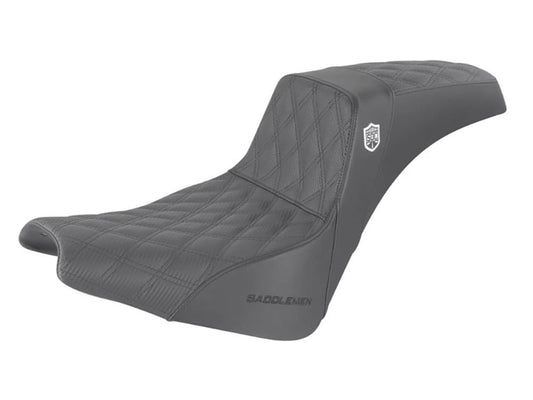 Pro Series San Diego Customs Performance Gripper Dual Seat. Fits Softail Street Bob 2018up & Standard 2020up. - Saddlemen Seats
