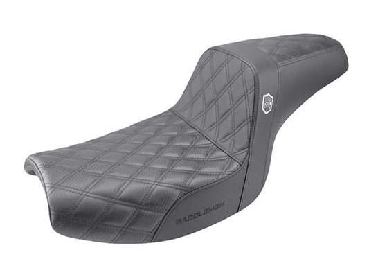 Step-Up San Diego Customs Pro Series Gripper Dual Seat. Fits FXR 1982-1994. - Saddlemen Seats