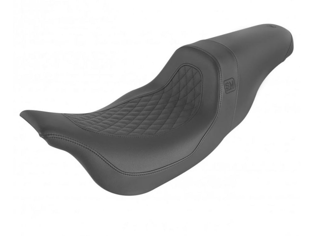 Speed Merchant Pro Series Dual Seat. Fits Sport Glide & Low Rider 2018up & Low Rider S 2020up - Saddlemen Seats