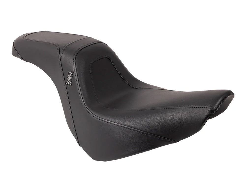 Thrashin X Saddlemen Step-Up Smooth Dual Seat. Fits Sport Glide & Low Rider 2018up, Low Rider S 2020up & Low Rider ST 2022up - Saddlemen Seats