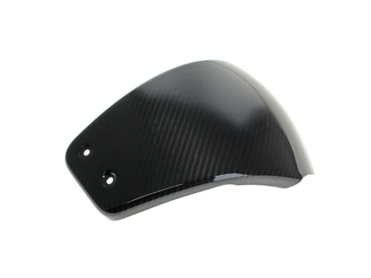 Right Hand Side Carbon Side Cover - Gloss Finish. Fits Softail 2018-2024 without Remote Preload Adjuster - Slyfox