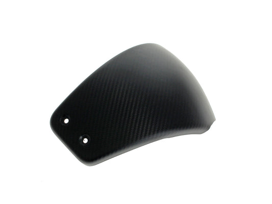 Left Hand Side Carbon Side Cover - Matte Finish. Fits Softail 2018-2024 without Remote Preload Adjuster - Slyfox