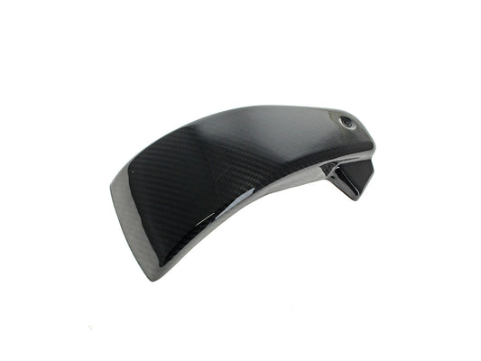Left Hand Side Carbon Side Cover - Gloss Finish. Fits Softail 2018-2024 without Remote Preload Adjuster - Slyfox