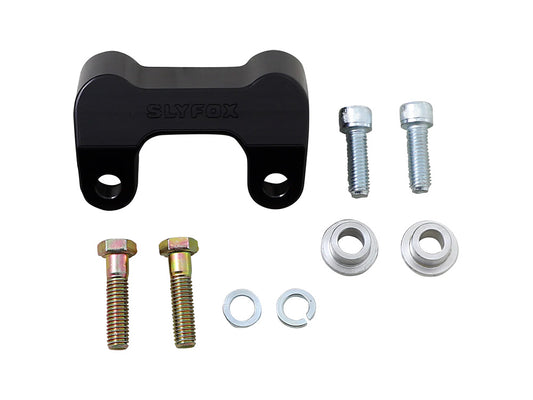 Road Glide Riser Adapter - Black. Fits Road Glide 2015-2023 - Slyfox