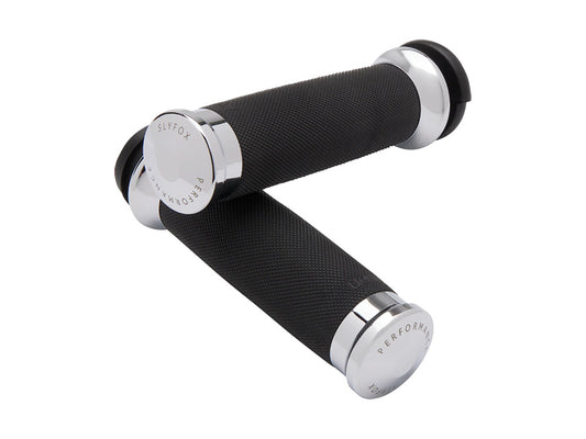 Handgrips - Chrome. Fits Big Twin 2008-2024 with Throttle-by-Wire - Slyfox