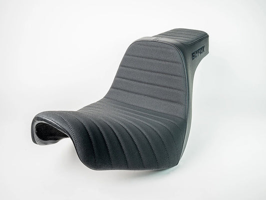 Highnoon Tuck N Roll Dual Seat. Fits Sport Glide & Low Rider 2018up, Low Rider S 2020up & Low Rider ST 2022up - Slyfox