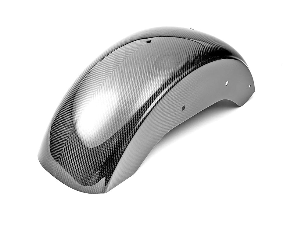 Carbon Rear Fender - Gloss Finish. Fits Softail Low Rider 2018-2020, Low Rider S 2020up & Low Rider ST 2022up - Slyfox