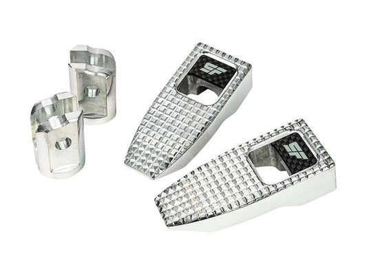 Slim Speed Footpegs - Polished. Fits Softail 2018up Front Rider - Slyfox
