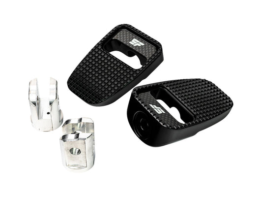 Fatty Footpegs - Black. Fits Softail 2018up Front Rider - Slyfox