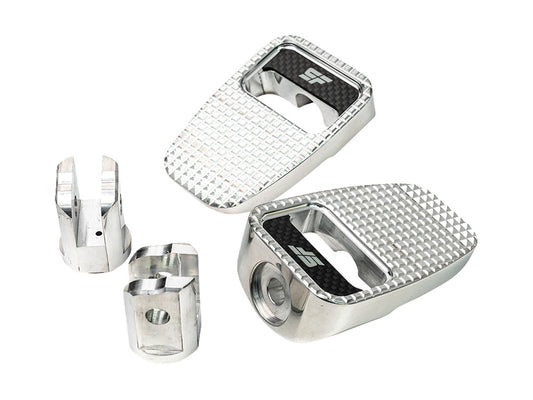 Fatty Footpegs - Polished. Fits Softail 2018up Front Rider - Slyfox