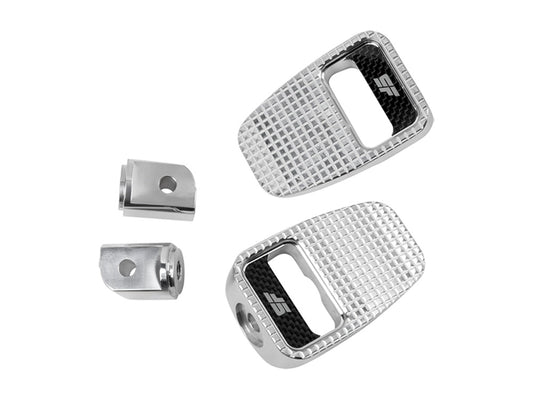 Fatty Footpegs - Polished. Fits Softail 2018up Rear Passenger - Slyfox