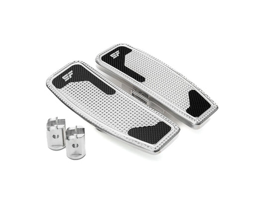 Mini Floorboards - Polished. Fits Softail 2018up Front Rider - Slyfox