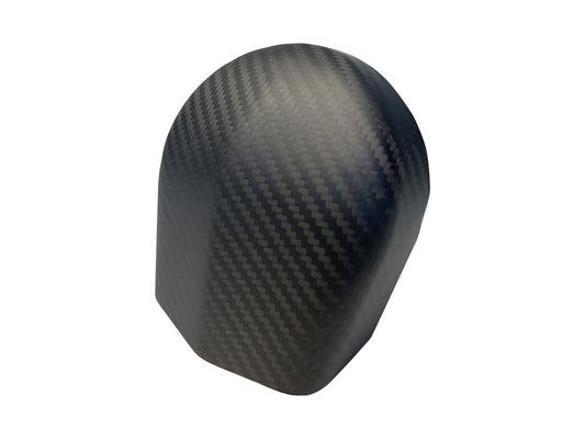 Carbon Horn Cover - Matte Finish. Fits Softail 1993-2017, Dyna 1993-2017, Touring 1993-2016 & Sportster 1993-2021 - Slyfox