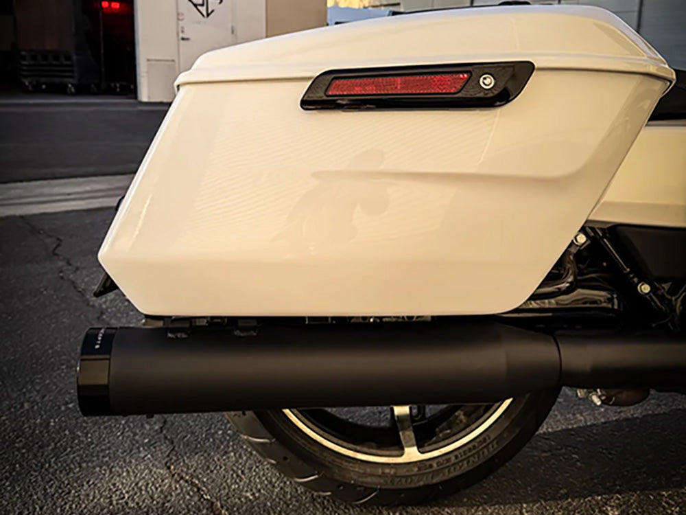 4-1/2in. Street Pro Slip-On Mufflers - Black with Black End Caps. Fits Touring 2017up. - SP Concepts Exhaust