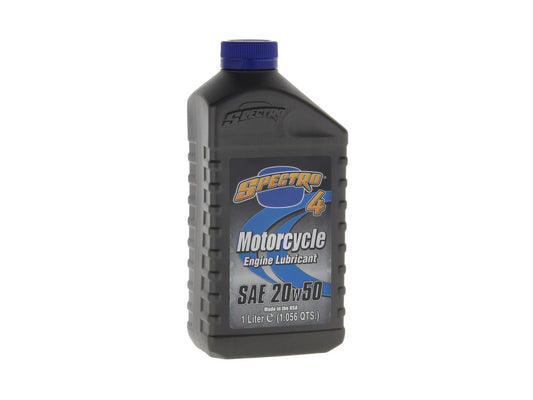 4 Engine Oil. 20w50 1 Liter Bottle - Spectro Oils
