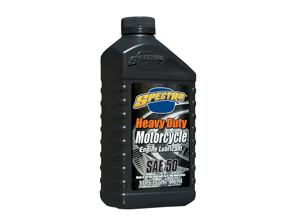Heavy Duty Engine Oil. 50w 1 Quart Bottle (946ml). Fits H-D Pre 1984. - Spectro Oils