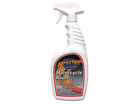 Premium Motorcycle Wash. 1 Quart Bottle (946ml) - Spectro Oils