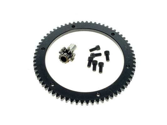 66T Starter Ring Gear Kit. Fits Dyna 1998-2005, Softail 1998-2006 & Touring 1998-2006 - Spyke Motorcycle Products