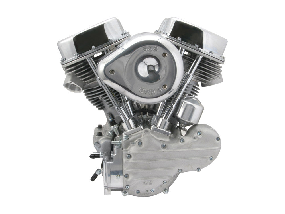 93ci Alternator / Generator Style Panhead Engine - Natural. - S&S