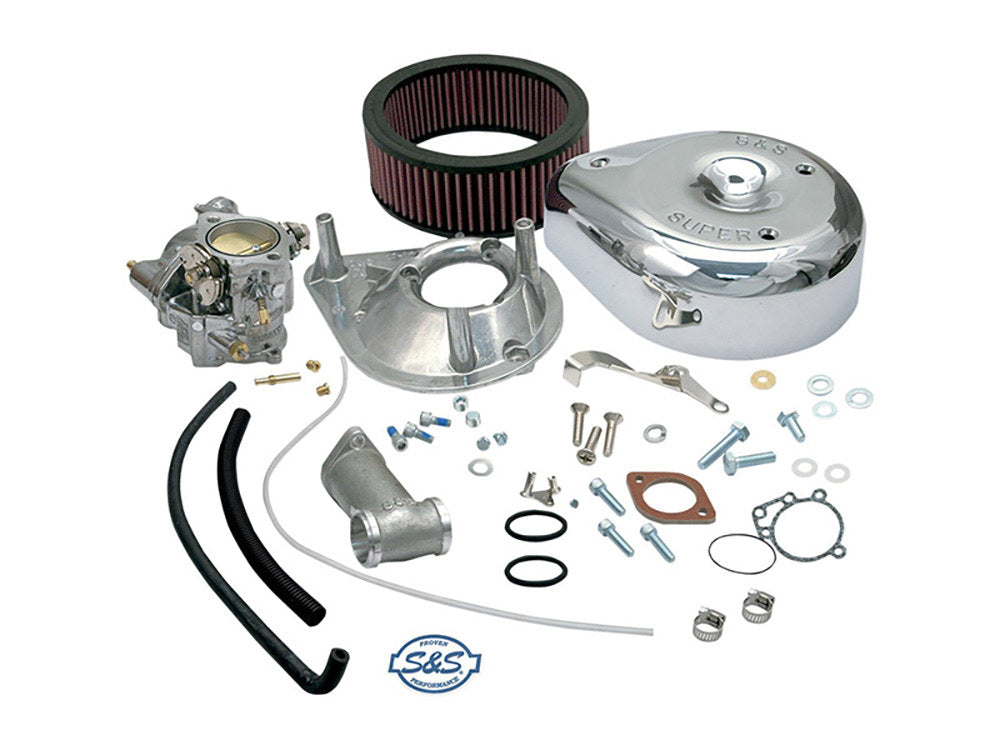 Super E Carburettor Kit. Fits Knuckle & Pan Head 1941-1965. - S&S