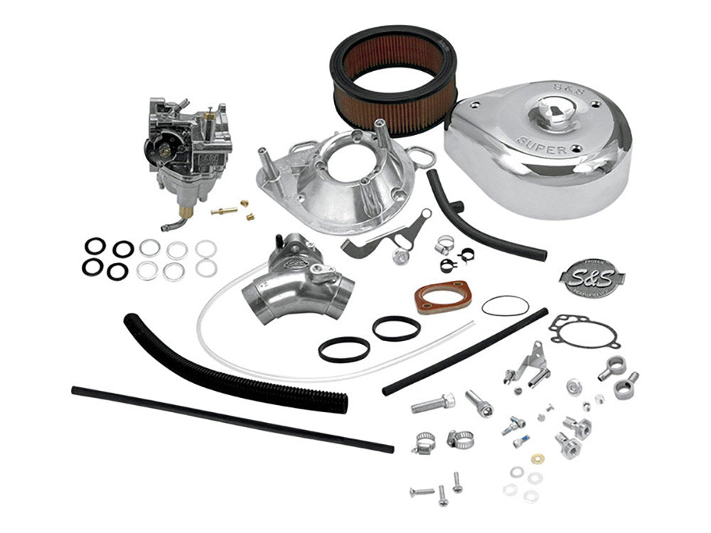 Super E Carburettor Kit. Fits Evo 1993-1999. - S&S