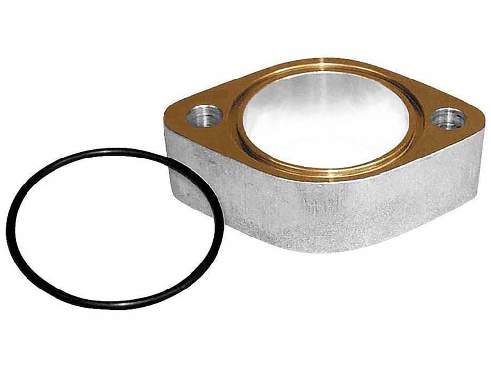 1in. Thick Carburettor Spacer with O'Ring. Fits S&S Super B & E Carburettors. - S&S