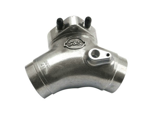 Inlet Manifold. Fits Twin Cam 88 1999-2005 with 124ci Engine, S&S Super G Carburettor & 5.013in. Length Cylinders. - S&S