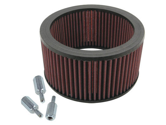 1in. Wider High Flow Air Filter Element. Fits S&S Teardrop Air Cleaner. - S&S