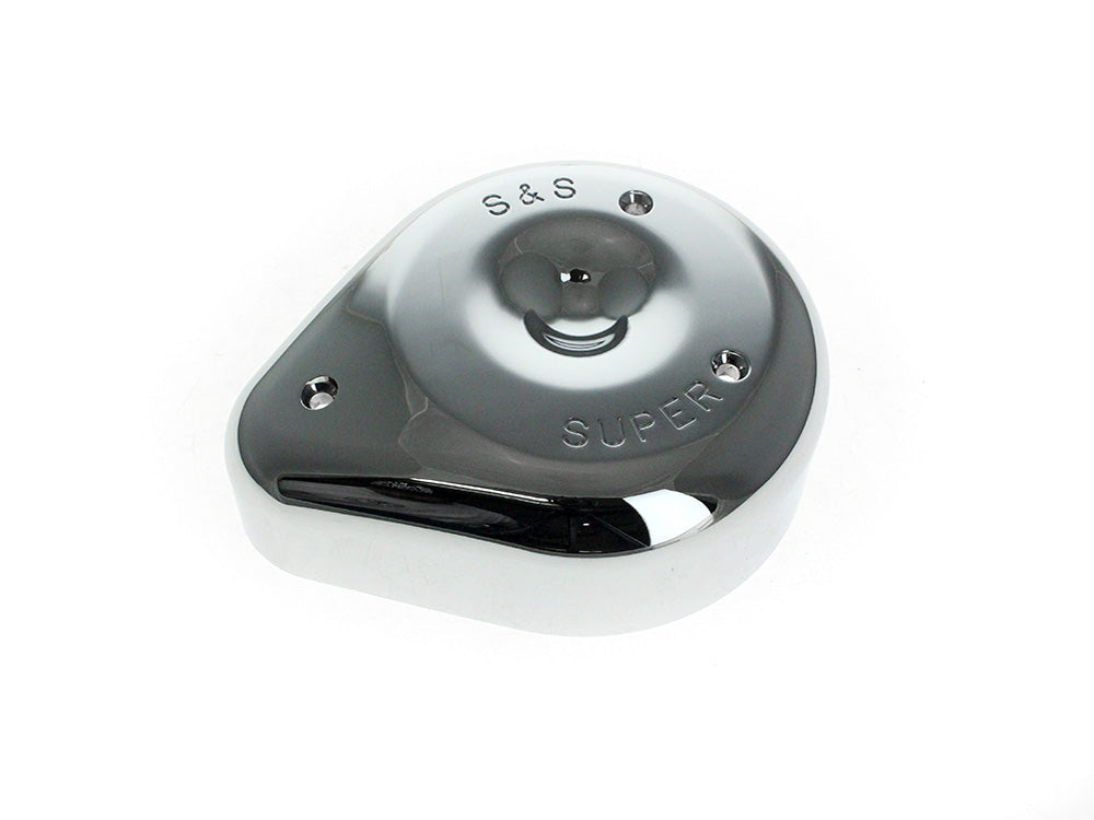 Teardrop Air Cleaner Cover - Chrome. - S&S
