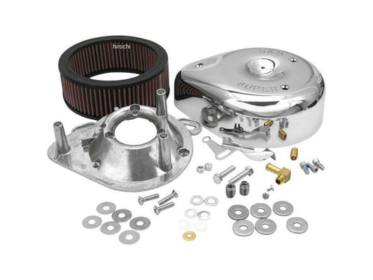 S&S Teardrop Air Cleaner Kit For S&S Super E & G Carburetors. Fits Twin Cam 1999-2006. - S&S