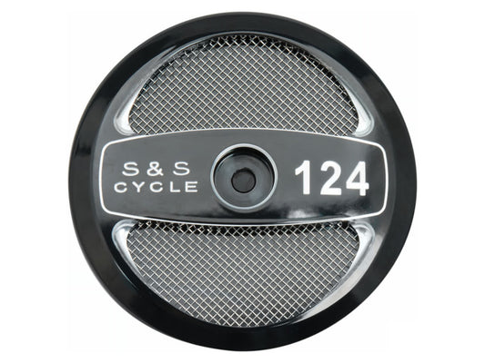 124ci Displacement Air Filter Cover - Black. - S&S