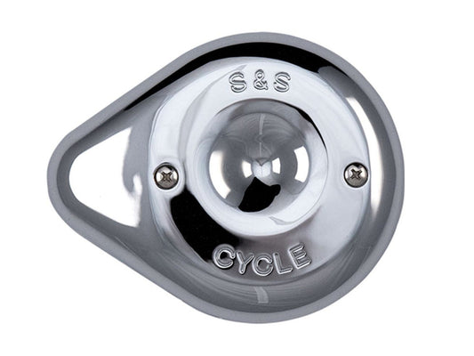 Stealth Mini Teardrop Air Cleaner Cover - Chrome. - S&S