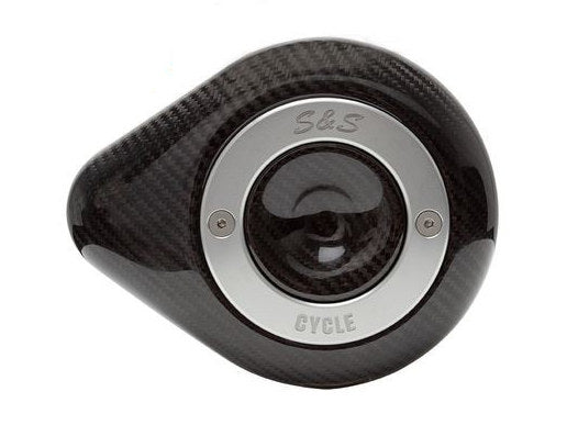 Stealth Teardrop Air Cleaner Kit - Carbon Fiber. Fits Touring 2017-2024 & Softail 2018-2024 - S&S