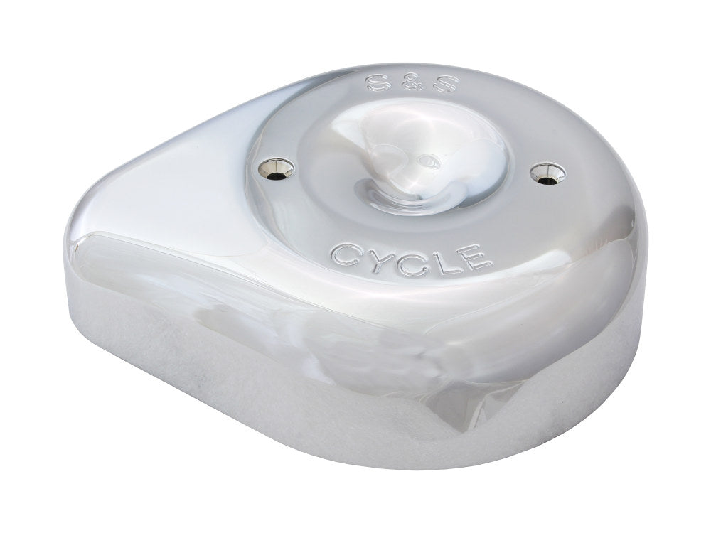 Teardrop Air Cleaner Cover - Chrome. Fits S&S Stealth Air Cleaners. - S&S