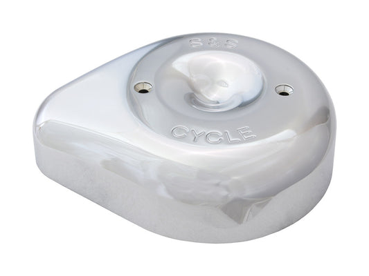 Teardrop Air Cleaner Cover - Chrome. Fits S&S Stealth Air Cleaners. - S&S