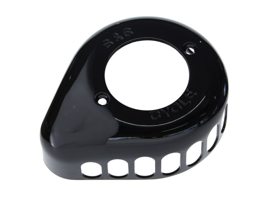 Stinger Teardrop Air Cleaner Cover - Black. Fits S&S Stealth Air Cleaners. - S&S
