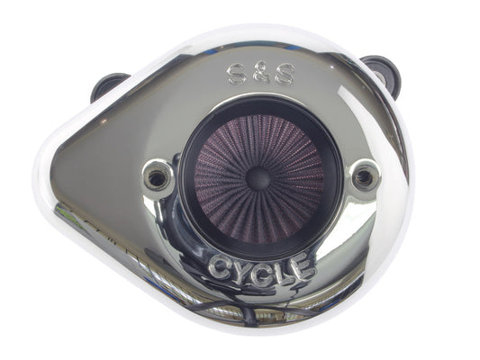 Air Stinger Stealth Air Cleaner Kit - Chrome Teardrop. Fits Touring 2008-2016, Softail 2016-2017, CVO Softail 2011-2017 & Dyna Low Rider S 2016-2017 with Throttle-by-Wire - S&S