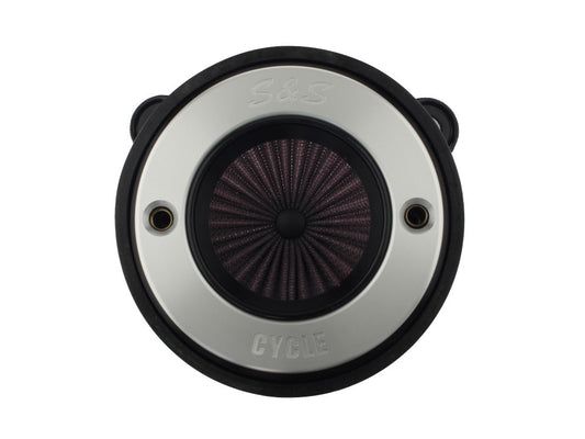 Air Stinger Stealth Air Cleaner Kit - Brushed S&S Ring. Fits Sportster 2007-2021. - S&S