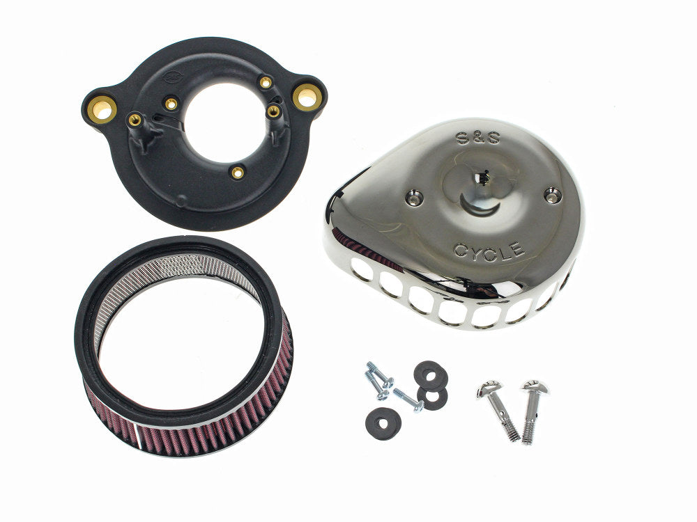 Mini Teardrop Air Cleaner Kit - Lava. Fits Touring 2017-2024 & Softail 2018-2024 - S&S