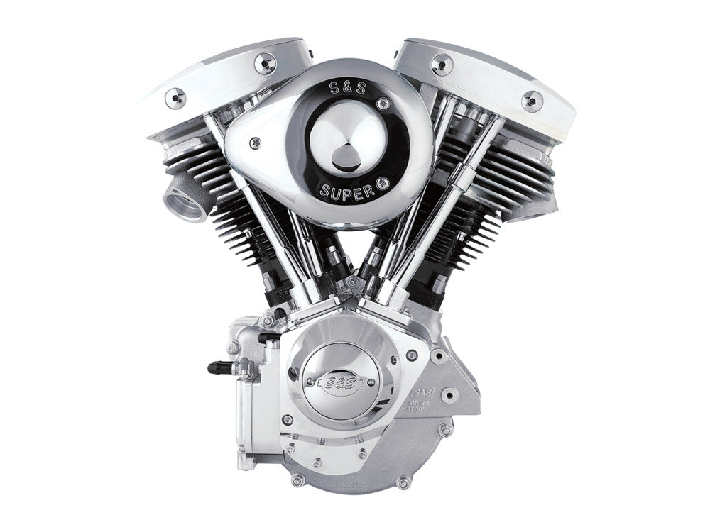 93ci Alternator Style Shovel Engine - Natural. - S&S