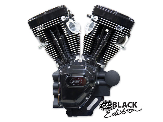 124ci Twin Cam Engine - Black Edition. Fits Dyna 2006-2017. - S&S