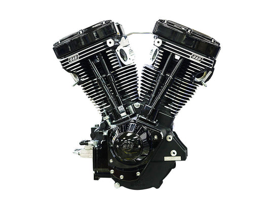124ci Evo Engine - Black Edition, Black Covers - S&S