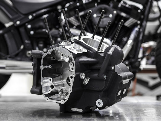 Crankcase Assembly - Black. Fits Softail 2018up - S&S